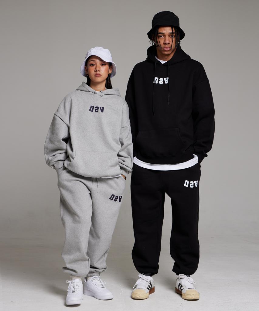 CREAM SODA LAB Reverse Usa Training Jogger Pants Black