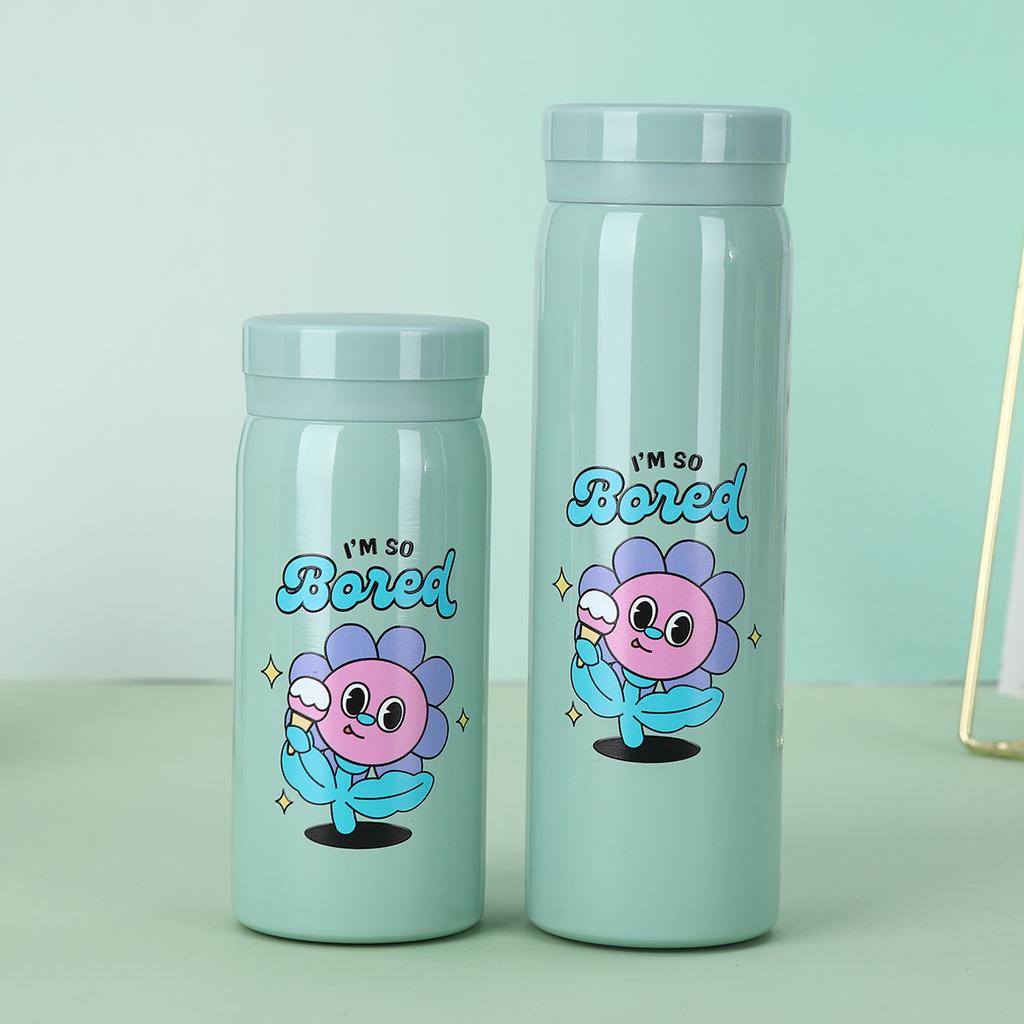Stylish Portable Pocket Mug Ins Fashion Macaron Gift Mug Cute Mini Steel Thermos Mug Durable Durable Useful Useful