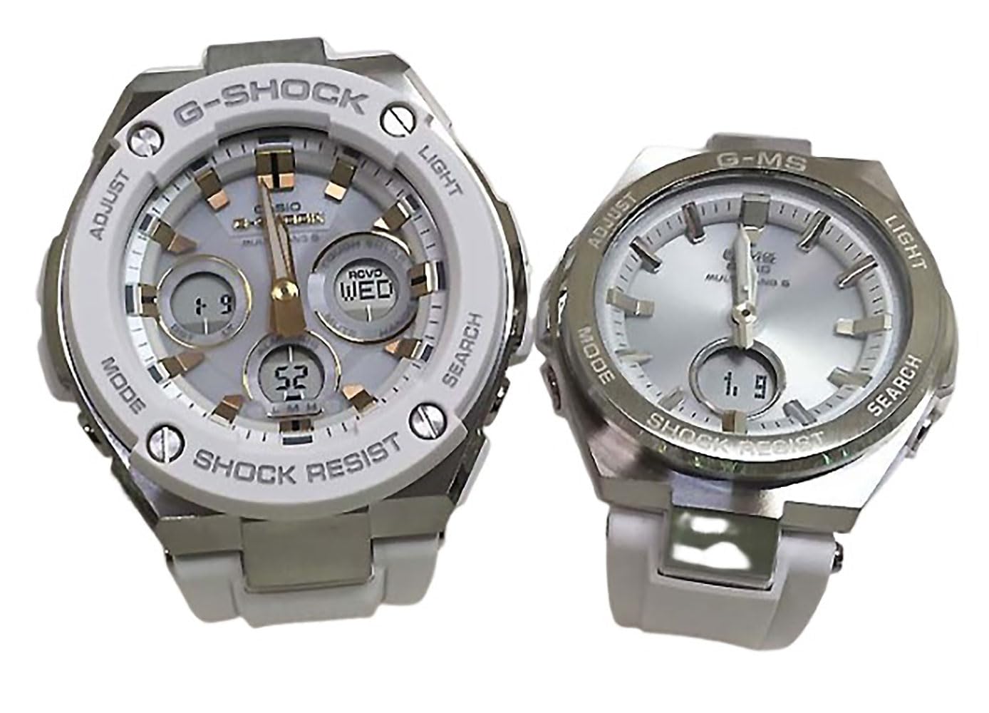 

[Casio] CASIO Pair Watch G-SHOCK G-Shock BABY-G Baby G Ana-Digi Radio Solar Genuine Pair Case Set of 2 GST-W300-7AJF MSG-W200-7AJF Watch