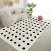 Simple Checkerboard Living Room Carpet Dirty-resistant Bedroom Decor Floor Mat Washable Sofa Coffee Table Rugs Kitchen Doormats