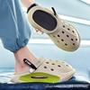 Summer New Men's Hole Shoes Fashion Bag Head Shoes Outdoor Non-slip Wear-resistant Soft-soled Sandals