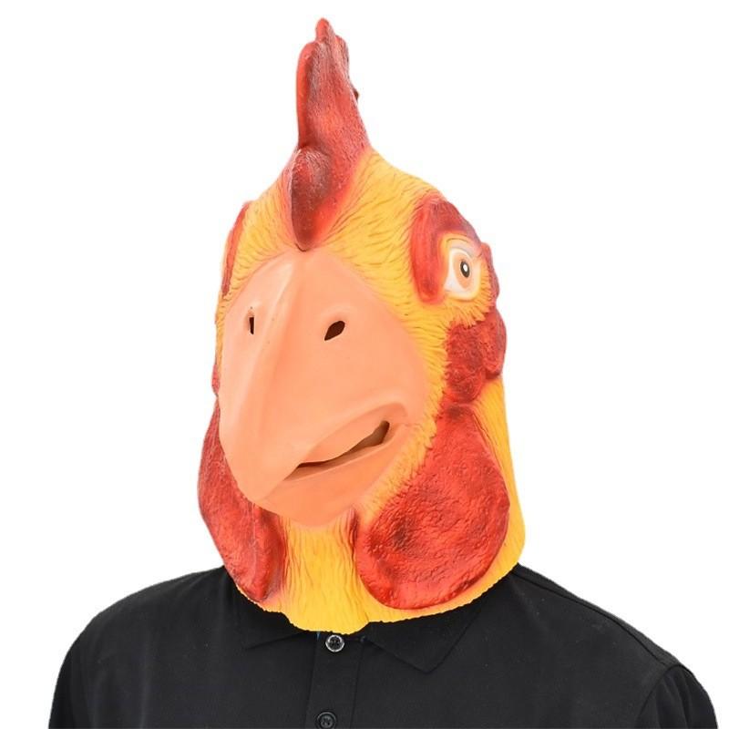 Headgear Rooster Halloween Animal Head Mask For Party Costumes And Themed Events