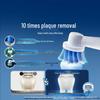 Braun Oral-B Original Adult Multi-Angle X-Shaped Electric Toothbrush Heads (3-Pack) CN plug (adapter included)