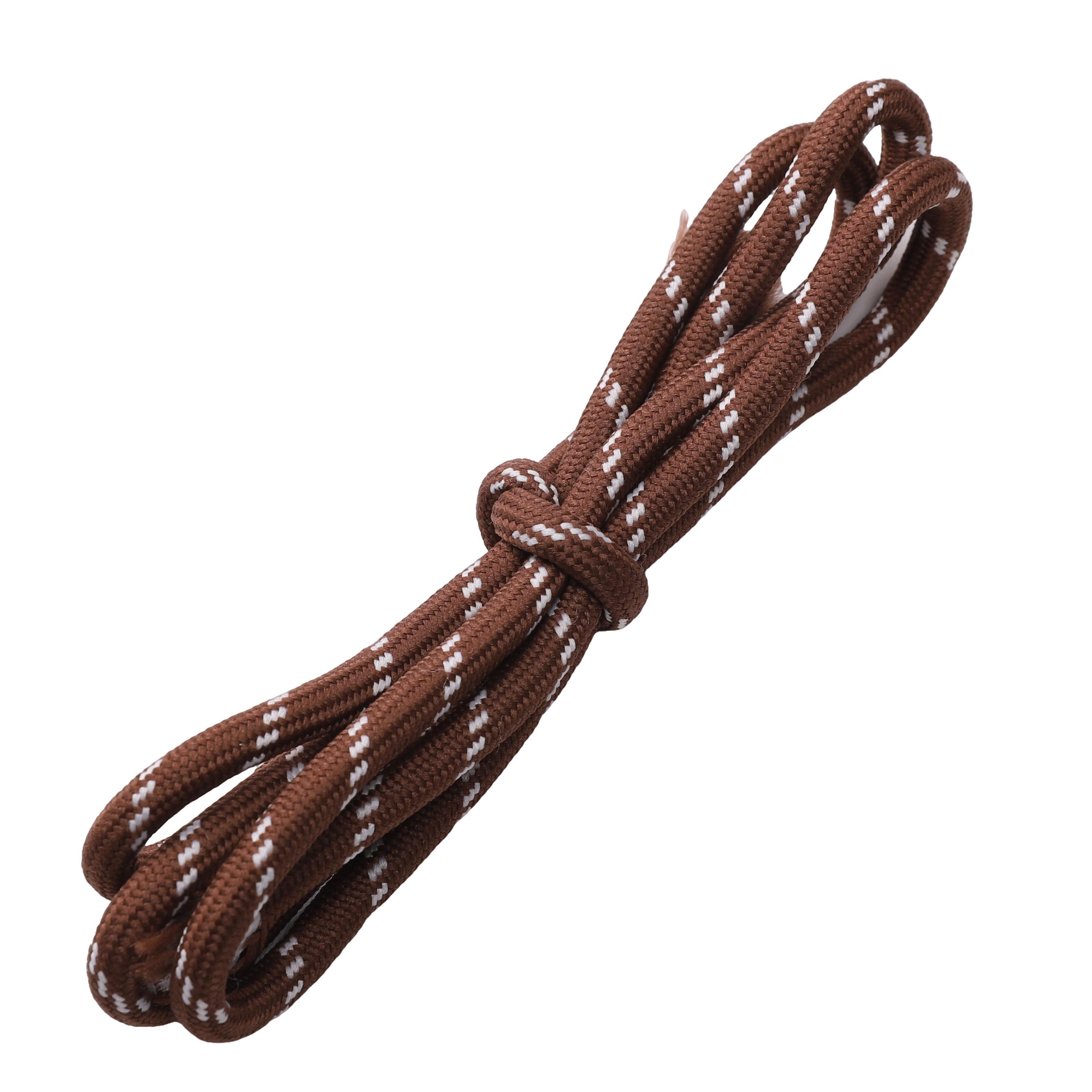 Round Rope 5mm Color Polyester Wear-resistant Binding Rope DIY Hand Woven Rope Keychain Hanging Material