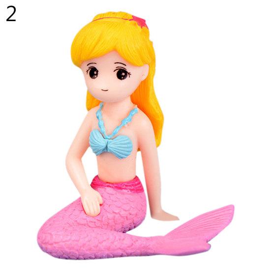 DIY Mermaid Mini Model Figurine Miniature Fairy Garden Bonsai Aquarium Decor