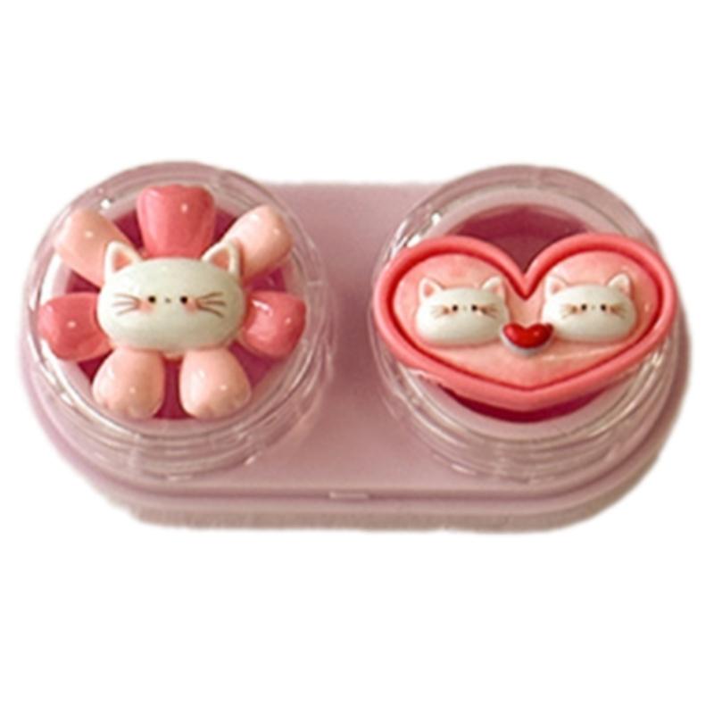 Contact Lenses Case Eye Contact Remover Plunger Suction Cup Travel Storage