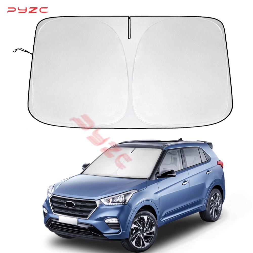 Автомобильный солнцезащитный козырек на лобовое стекло для Hyundai Creta GS GC SU2 2019 - 2023 2024 Отражающий солнцезащитный козырек Обеспечивает защиту Аксессуары для интерьера For Creta