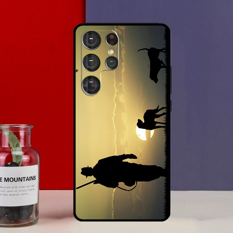 Hunter Man Fishing Dog Funda Case For Samsung Galaxy S25 Ultra S9 S10 S20 S21 S22 Plus S23 Ultra S24 FE Phone Cover