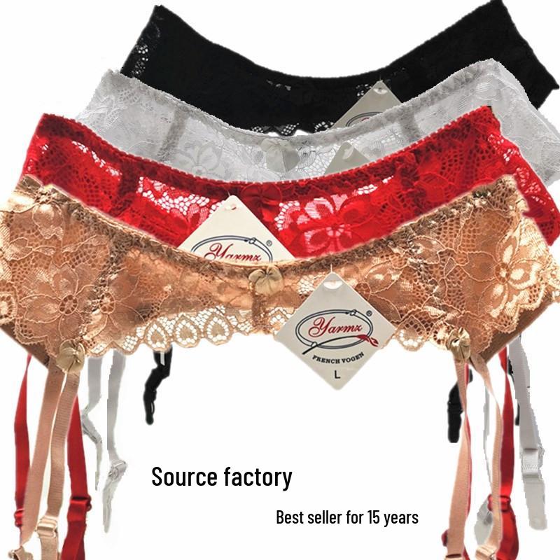 Sexy Lace High-Waist Garter Belt - European & American Design
