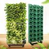 Mobile Plant Wall: Multi-layer Vertical Garden Stand for Flowers, Veggies, and Strawberries. Perfect for Rooftops and Balconies.