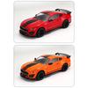 Large Size 1/18 Ford Mustang Shelby GT500 Alloy Sports Car Model Diecasts Metal Racing Car Model Sound and Light Toys Gifts