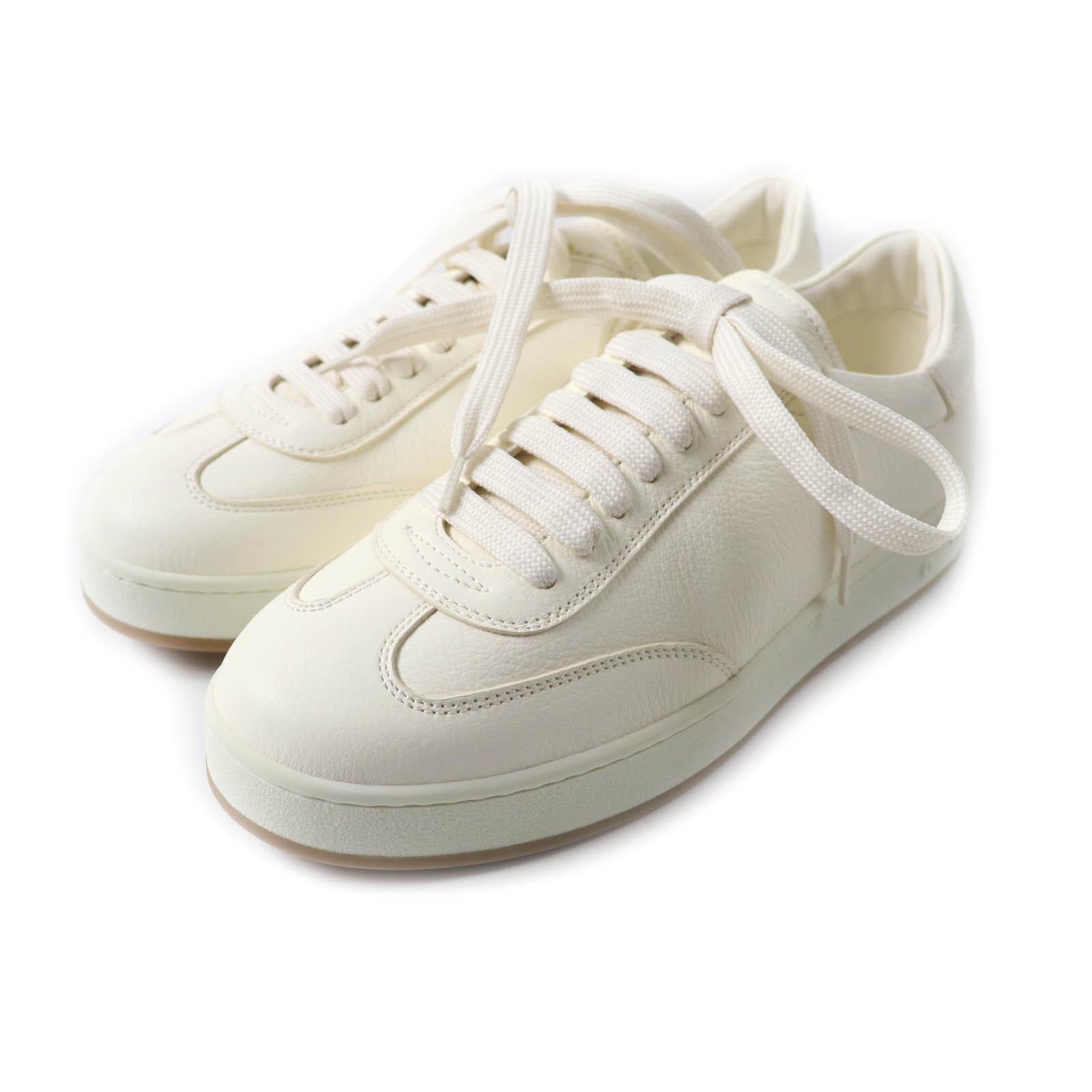 

Pristine CHURCH S sneakers LAURELLE Deerskin lace-up Ivory Dearskin Leather Women 38 Used
