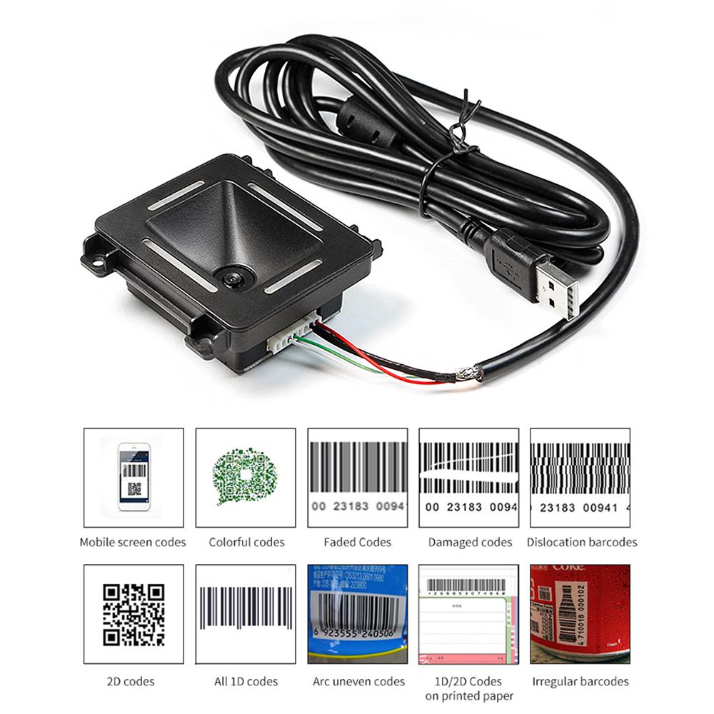 Built-in Bar Scanner Built-in and Efficient Auto-induction Module Mobile Payment Compatibility