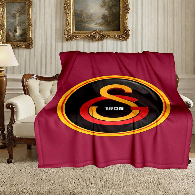 1pc Snug Galatasaray SK Blanket, Lightweight & Durable Print Blanket, Perfect for Home, Couch, Bed, Picnic, Travel, Office