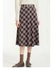 Woolen Plaid A-Line Skirt: Autumn/Winter 2025 High-Waist, Slimming, Hip-Covering Mid-Length for Women