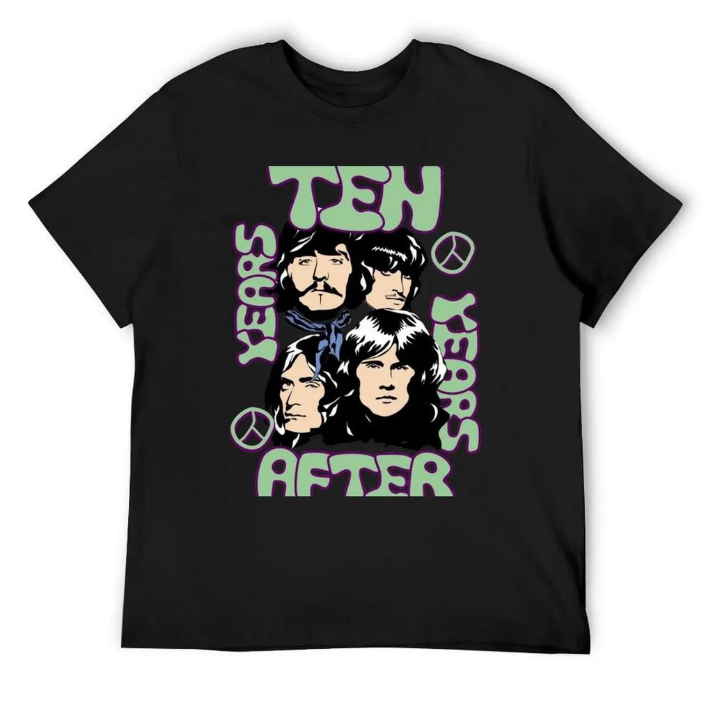 T-shirt Ten Years After vestiti estivi costumi divertenti magliette vintage t-shirt grafica magliette da allenamento per uomo
