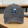 Three Wolf Howling and Moon Washed Baseball Cap  Vintage Sun Trucker Hat Summer UnisexTeens Hiking Fishing Snapback Cap