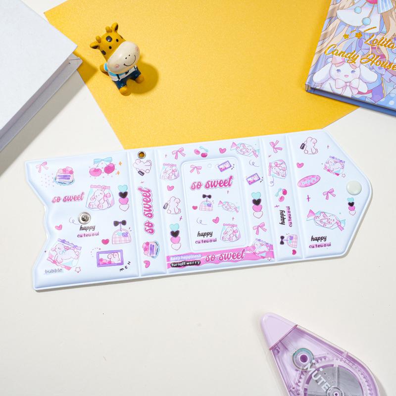 Cartoon 3 Inch Album Photo Postcard 36 Pockets Cards Mini Album Kpop Idol Pictures Collection Album Name Cards Storage Holder
