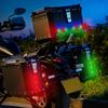 Solar Powered Wireless Anti Collision Flashing Warning Light LED Rear Taillight For Car Motorcycle Truck Night Safety