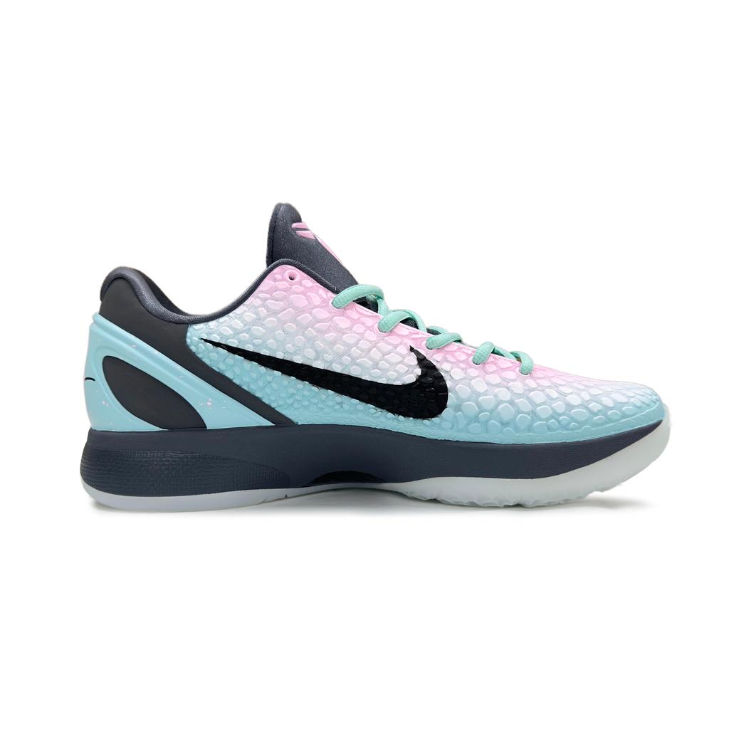 Nike Zoom Kobe 6 Basketball Shoes Men's Low Top Pink/Cyan/Black IQ3902-002(Team258-A)