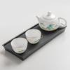 Kung Fu Tea Set Home One Pot Two Cups Tea Plate Small Ceramic Teapot Teacups Hotel Personal Small Sets Traveling