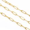 Stainless Steel Oval Link Chain for DIY Jewelry Making: Necklaces & Bracelets