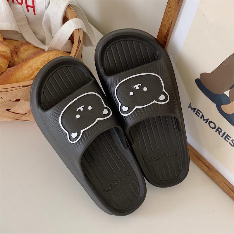 Retro Leather-Texture Summer Slippers for Men and Women - Lightweight, Cool, Casual Home Wear, In Stock