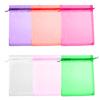 50 Pcs Organza Jewelry Gifts Drawable Box Wedding Gift Candy Mini Pouch Bag