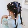 10Pcs/set Flower Hair Clips Rhinestones Girl Hair Claws Kids Fashion Hairpins Sweet Headwear Hair Accessories