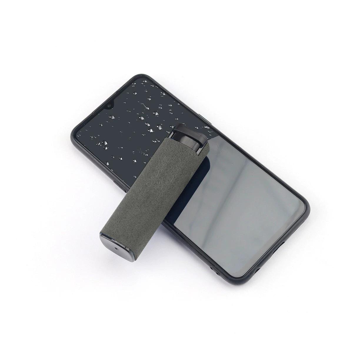 

2-in-1 Mobile Phone Screen Spray Bottle Computer Screen Cleaner with Microfiber Cloth Set Cleaning Tools Car Cleaning Supplies сірий колір