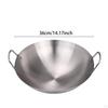 Premium Stainless Steel Wok Pan for Home And Restaurant Use
