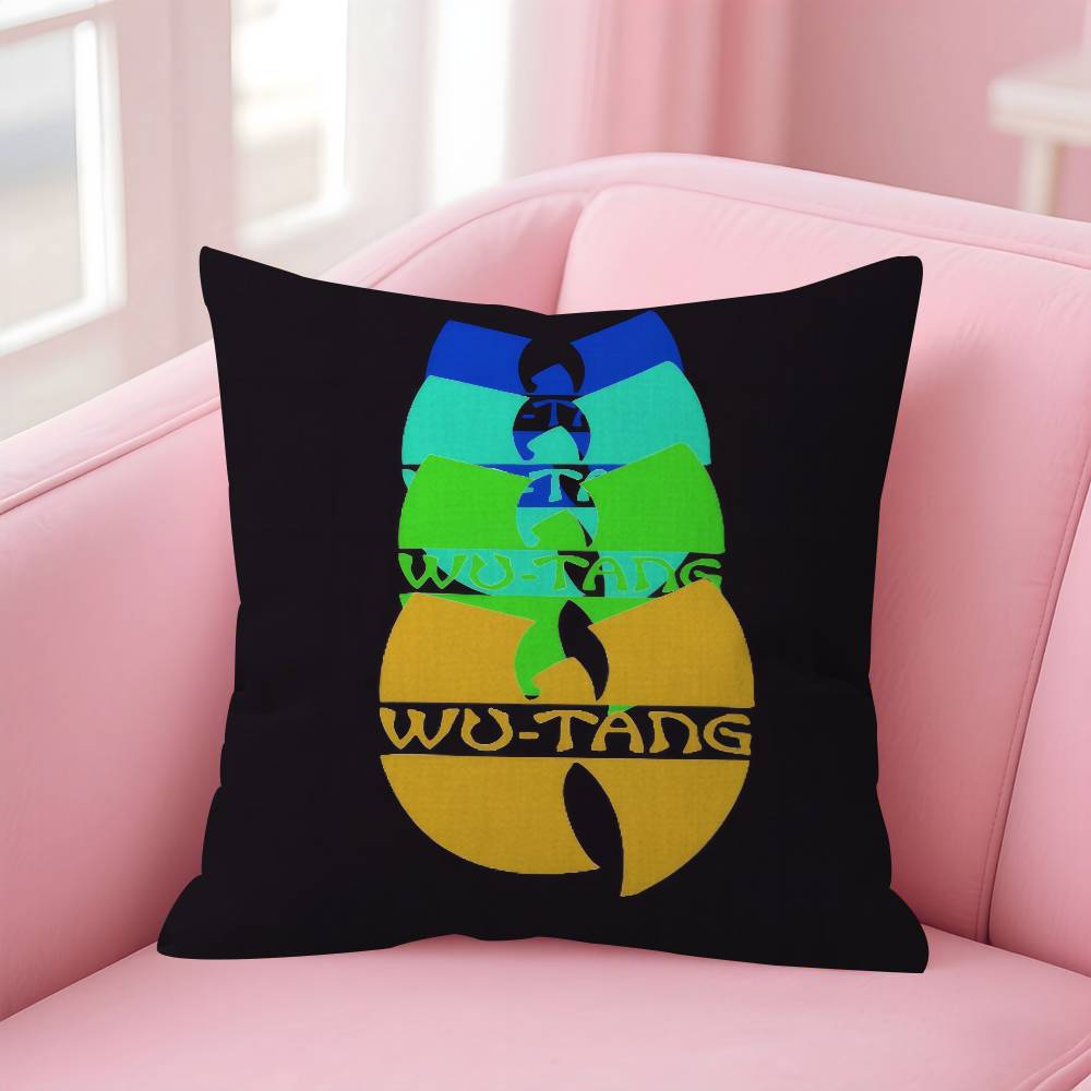Band WWu LOGO Tang Clan    Personalized picture text home decorative pillows Household Gifts 45x45cm