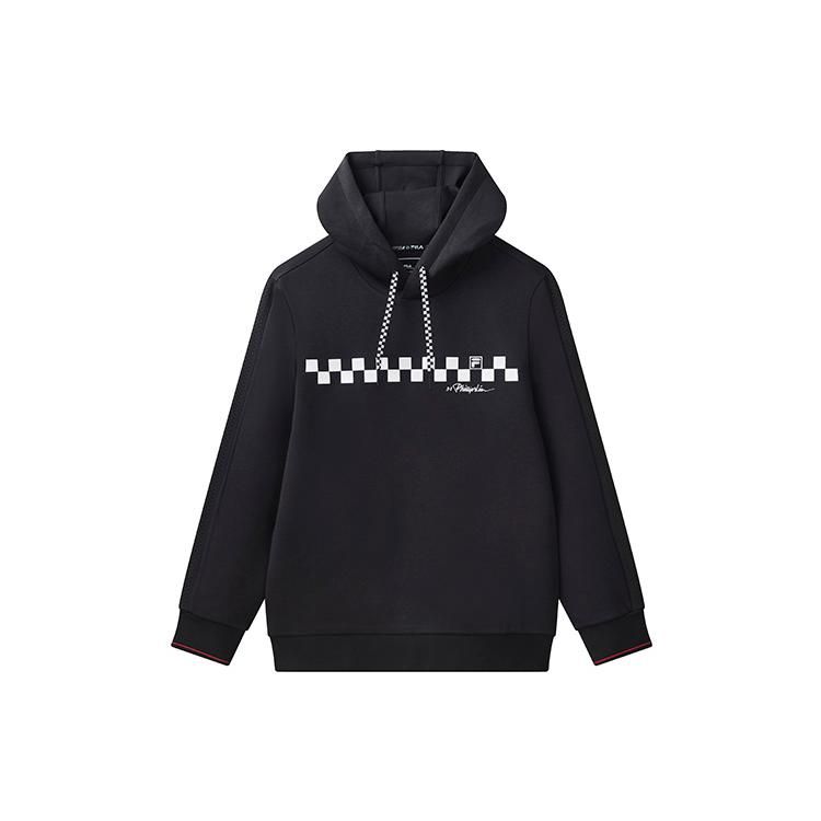 FILA X 3.1 Phillip Lim Коллекция совместных разработок 3.1 Phillip Lim Свитшоты Мужские Глубокий черный С капюшоном Умеренный Обычный F11M116212F-BK XL
