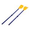 Detachable Kayak Paddle, 2 in 1 PVC Oar with Bidirectional Connector, for Inflatable Boat Canoe Fishing Boat Watersports