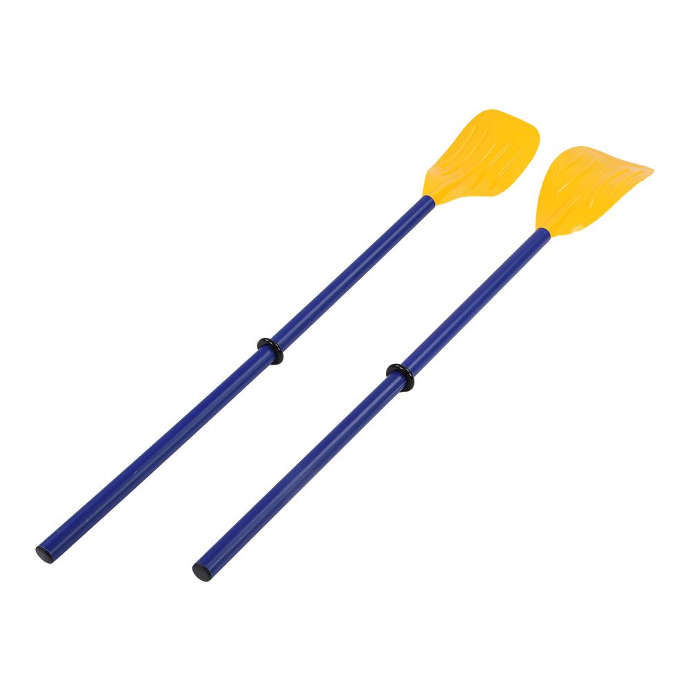 Detachable Kayak Paddle, 2 in 1 PVC Oar with Bidirectional Connector, for Inflatable Boat Canoe Fishing Boat Watersports