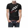 Rennflagge T-Shirt Druck Unisex Baumwolle Fruit of The Loom