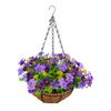 1 Pcs Flower Basket 1.75m/5.74ft Cloth Metal Hooks