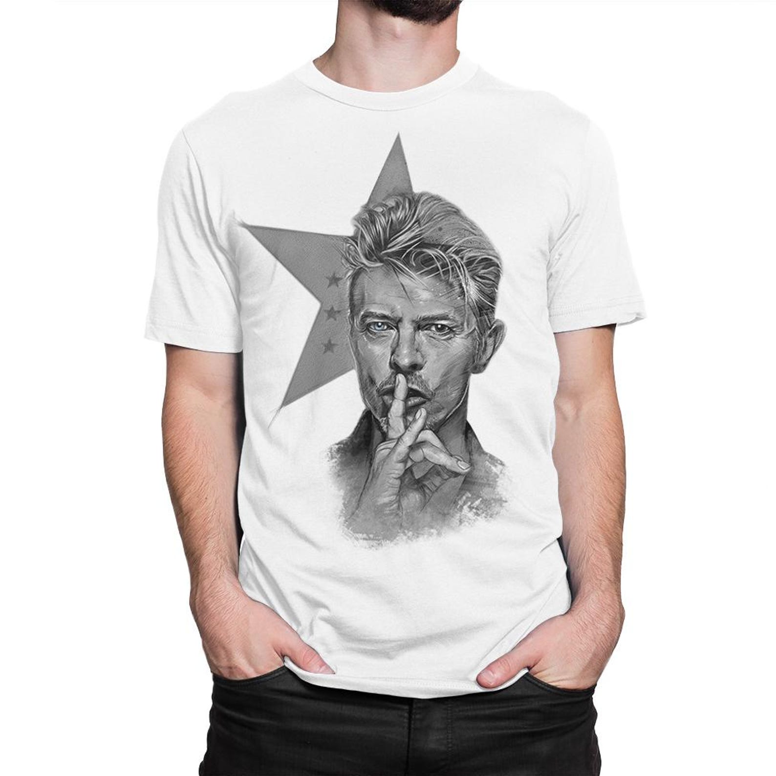 David Bowie Graphic T-Shirt, Men s and Women s Sizes 4XL