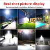 Newest Solar Lights Outdoor Powerful Solar Light Of Motion Sensor Solar Lamps Waterproof Solar Garden Light Street Yard Light