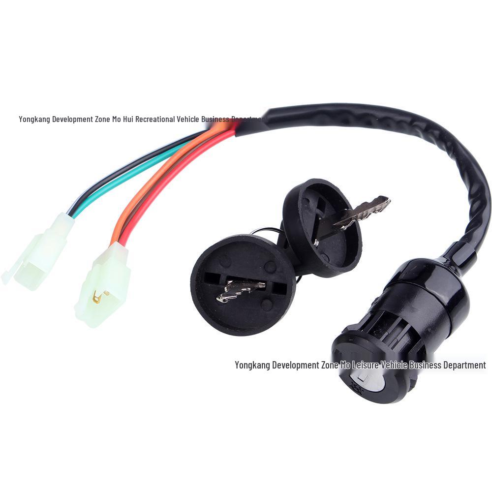 ATV/Buggy 5-Wire 3-Gear Ignition Switch & Lock Key with Headlight