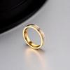European and American Titanium Steel Couple Rings Blade Patterned Gold Rings Hand Jewelry Jewelry