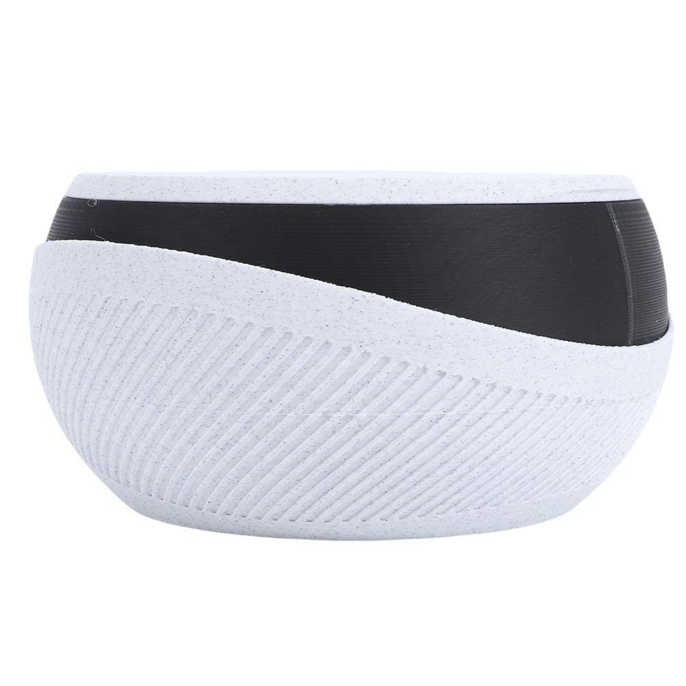 Separated Layered Storage Container Smooth Fruit Bowl Easy To Clean Nut Serving Bowl Office
