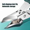Anti-splash Nail Clippers For Thick Ingrown Wide Jaw Toenail Cutter Diagonal Pliers Cutter Trimmers Household Manicure Tool