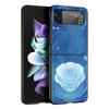 For Samsung Galaxy Z Flip 3 4 5 Hard Black Folding PC Phone Case Genshin Impact Logo For Samsung Z Flip3 Cover Protect Shell