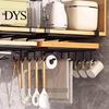 Space Saving Kitchen Gadget Iron Cutting Board Rack, Anti-slip Under Cupboard Hanging Chopping Stand Organizer, Drying Rack for Countertop Vertical