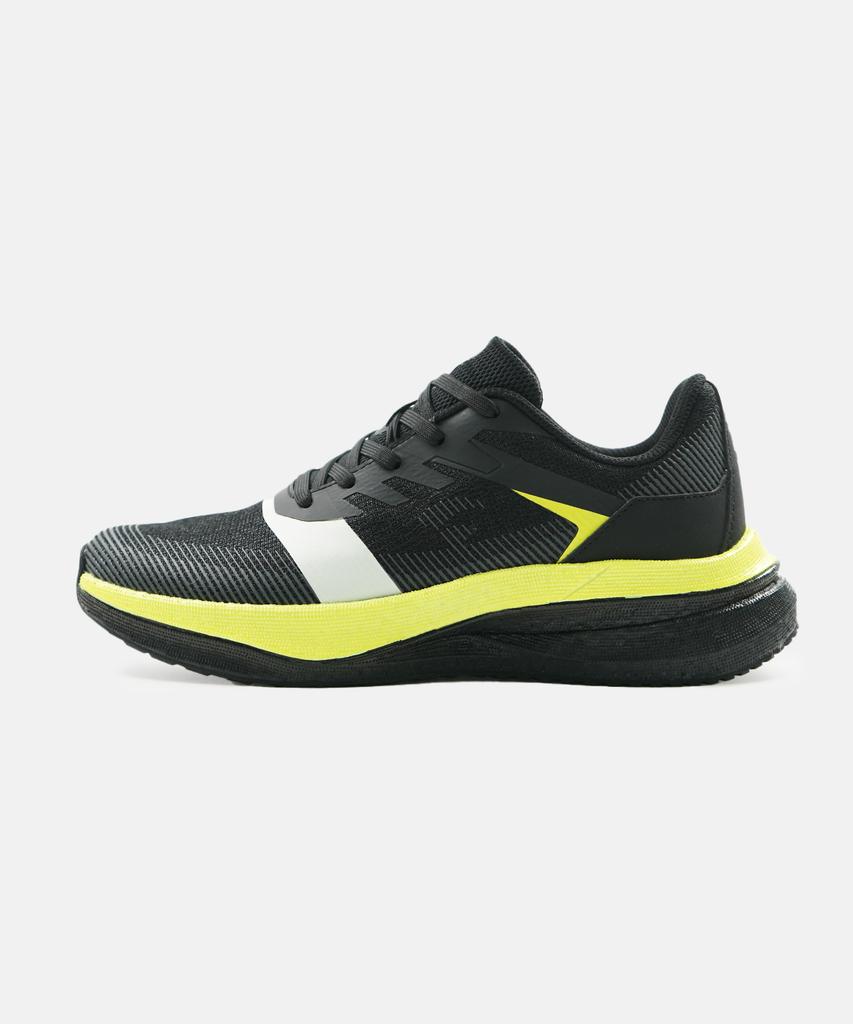Vitro Unisex Lightweight Running Shoes Athlon (Black&Lime)
