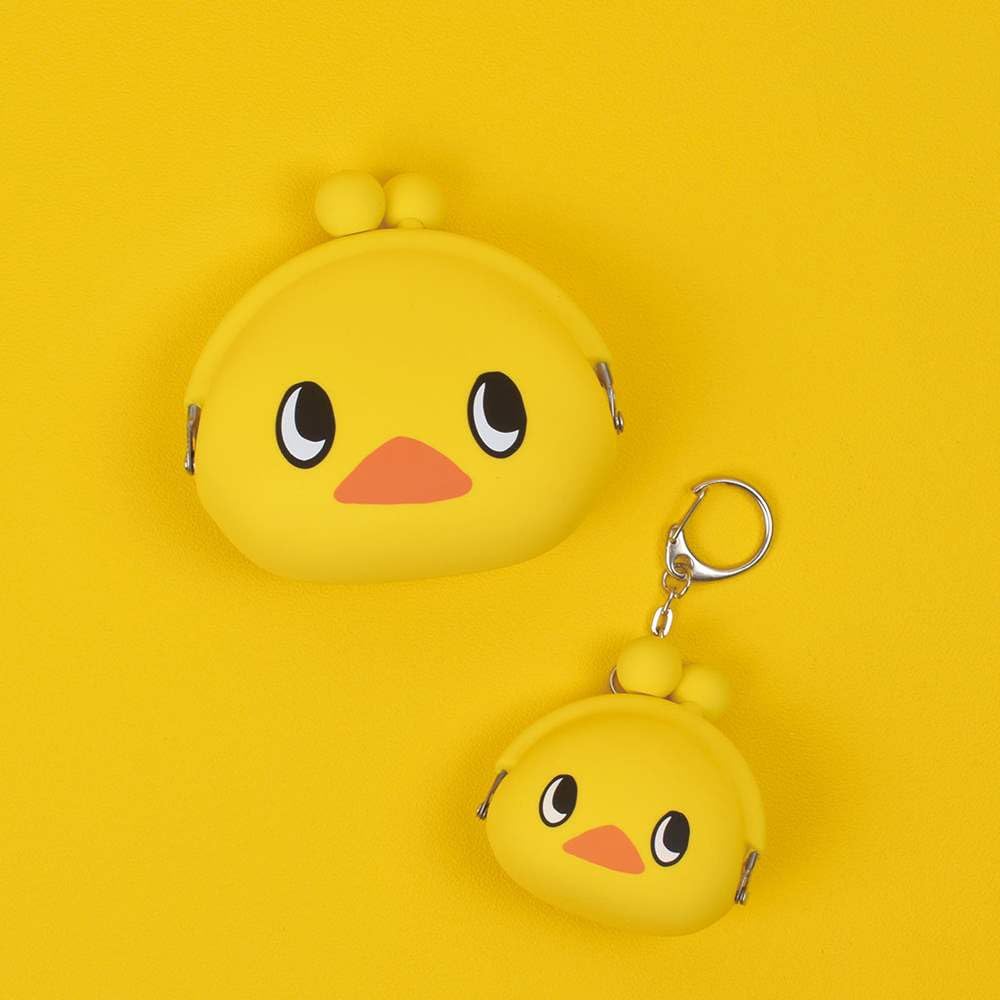 Design POCHI BABY Chick Coin and Pouch for Nissin Chicken Ramen Character P+G Purse, Keychain, Kids, PG-48101