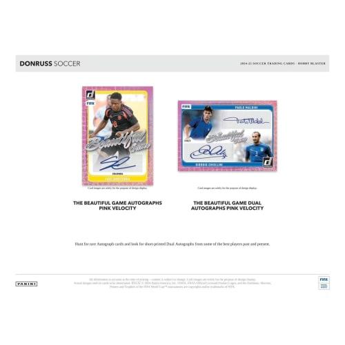 2024/25 Panini Donruss Soccer 6-Pack Hobby Blaster Trading Card Box (Hobby Blaster Exclusive Pink Cubic Parallels)