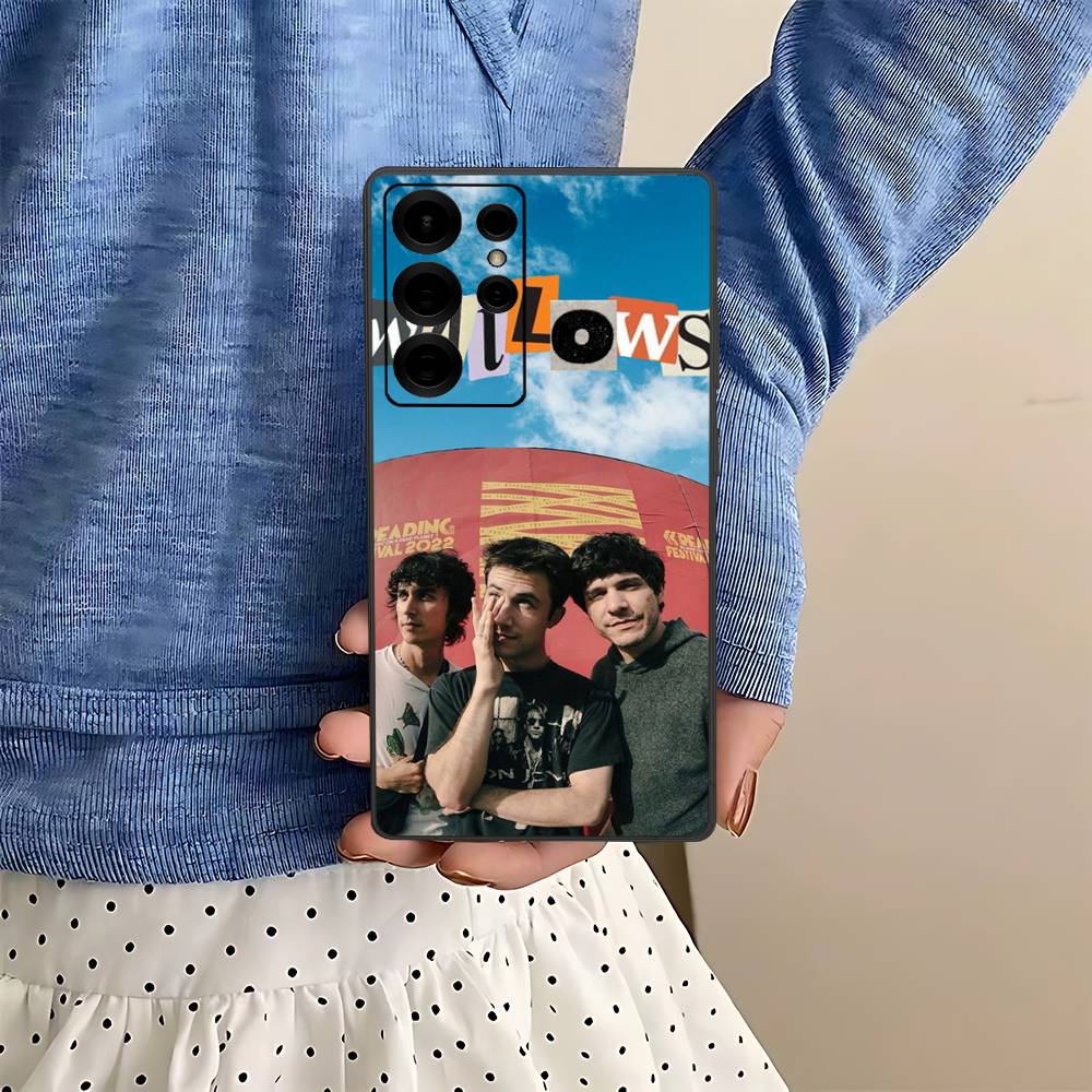 Indie Rock Wallows Band Phone Case For Samsung S 24 Fe 25 Ultra Plus 20 Lite 21 30 22 23 24 22 Ultra 5G Fundas