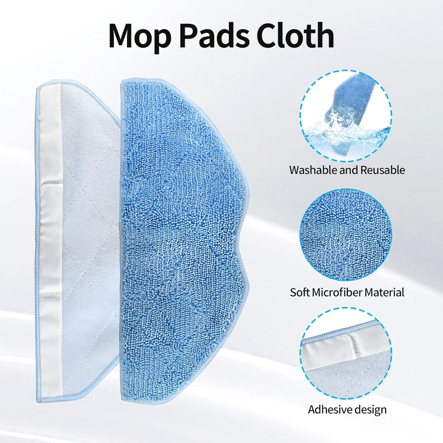 

for 360 S8 S8Plus Vacuum Cleaner Part,11Pcs Main Brush Side Brush Filter Mop Cloth for 360 S8 S8 Plus Robot Vacuum Cleaner (11) 11